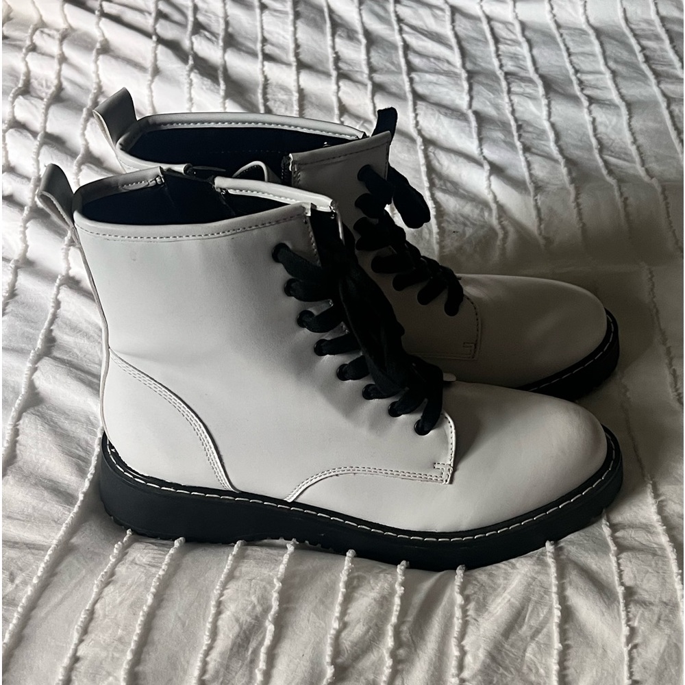 Madden Girl White Boots